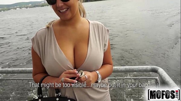 Heavy Hangers Tits Milf Fucked In Public